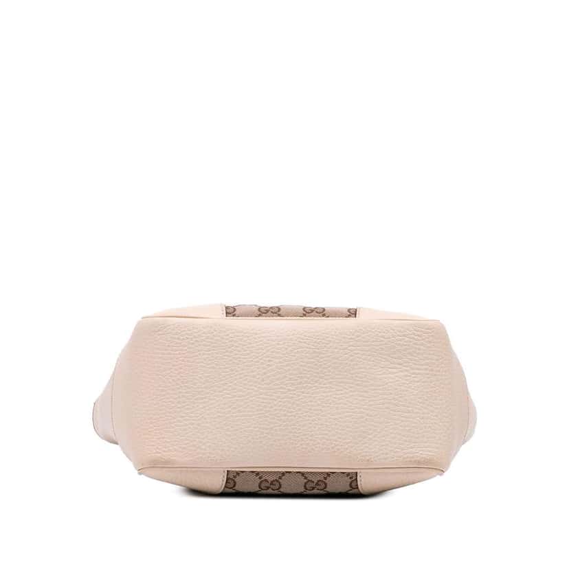 Gucci Small GG Canvas Bree Satchel Brown Canvas Good condition - Inside View