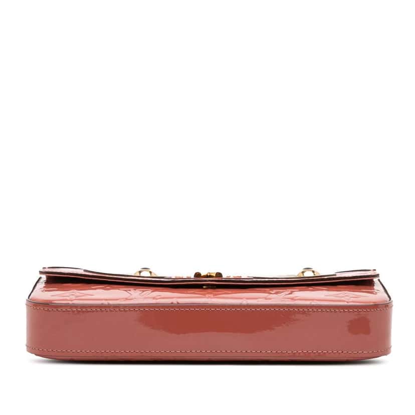 Louis Vuitton Monogram Vernis Pochette Felicie Valentine Dog Pink Leather Good condition - Inside View
