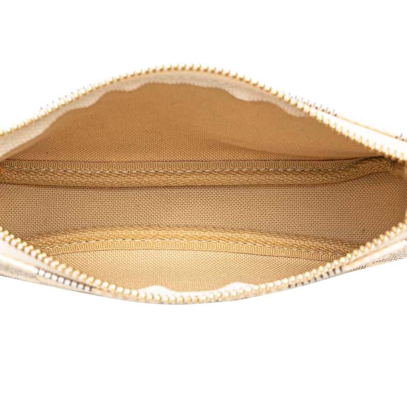Louis Vuitton Damier Azur Mini Pochette Accessoires White Canvas Very good condition - Model View