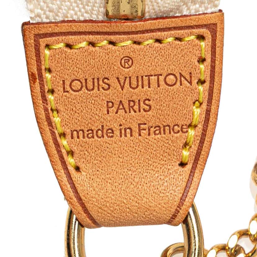 Louis Vuitton Damier Azur Mini Pochette Accessoires White Canvas Very good condition - Box View