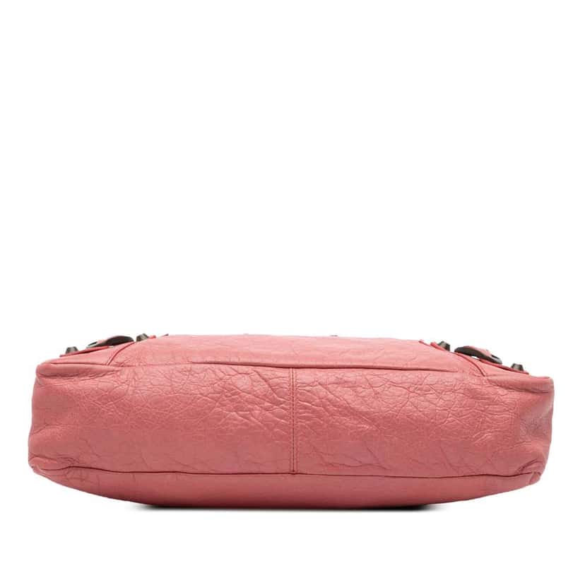 Balenciaga Lambskin Motocross Classic Town Satchel Pink Leather Good condition - Inside View