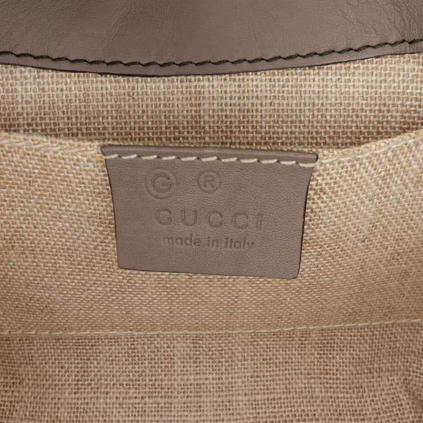 Gucci Mini Microguccissima Emily Crossbody Brown Leather Good condition - Box View