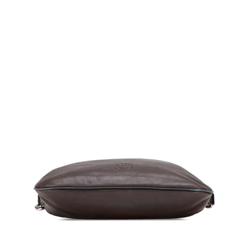 Loewe Anagram Leather Messenger Bag Brown Leather Very good condition - Inside View