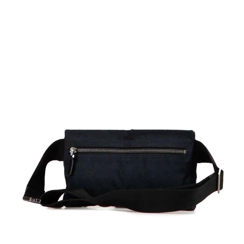 Gucci GG Canvas Double Pocket Belt Bag Blue Canvas Good condition - Back View