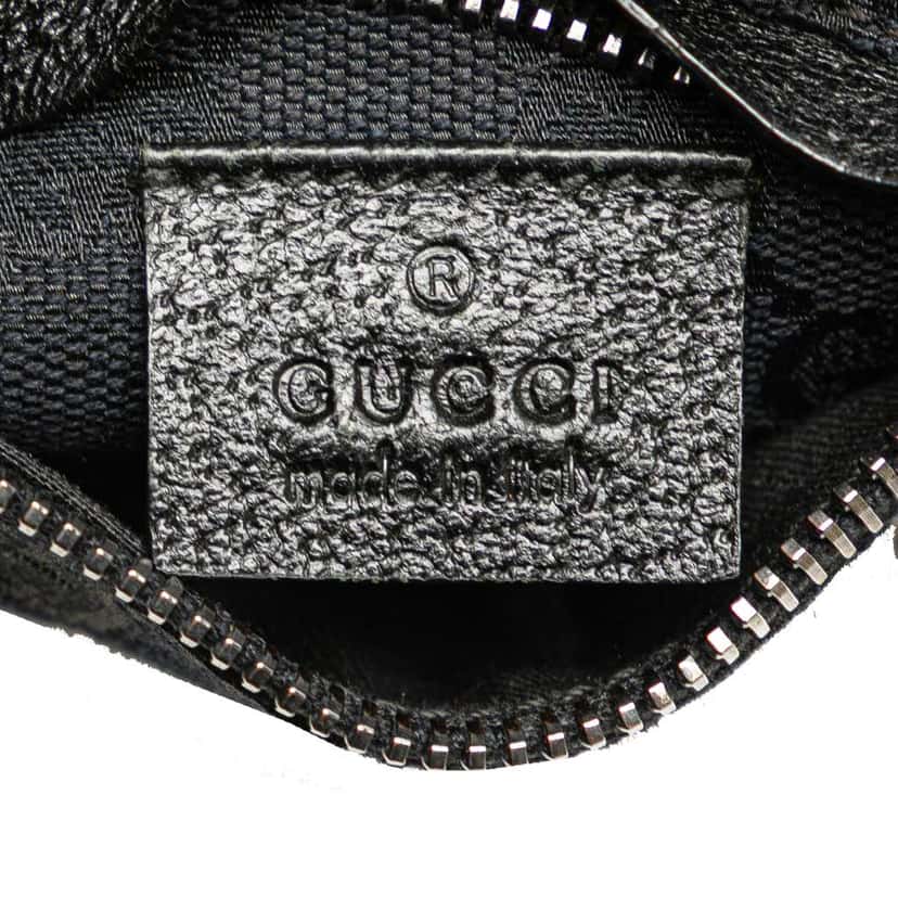 Gucci GG Canvas Double Pocket Belt Bag Blue Canvas Good condition - Box View