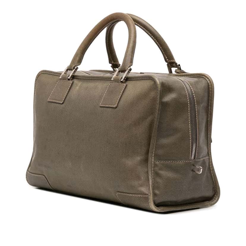 Loewe Grained Calfskin Amazona 36 Brown Leather Good condition - Back View