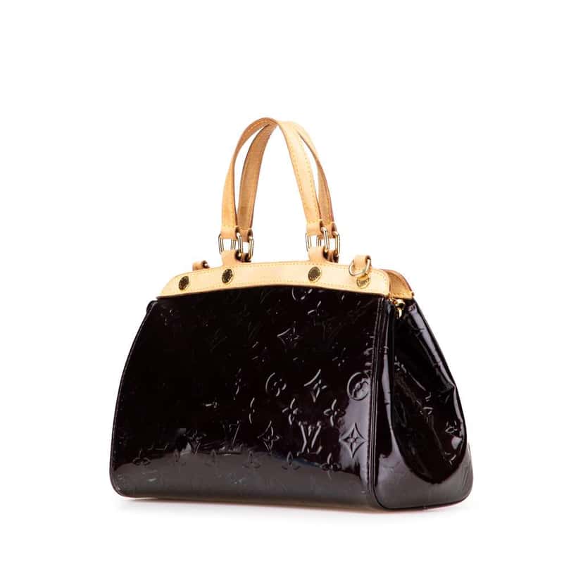 Louis Vuitton Monogram Vernis Brea PM Purple Leather Good condition - Back View