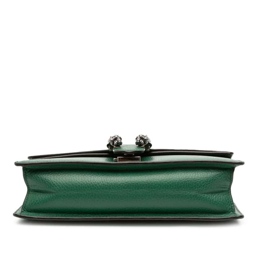 Gucci Medium Leather Dionysus Crossbody Green Leather Good condition - Inside View
