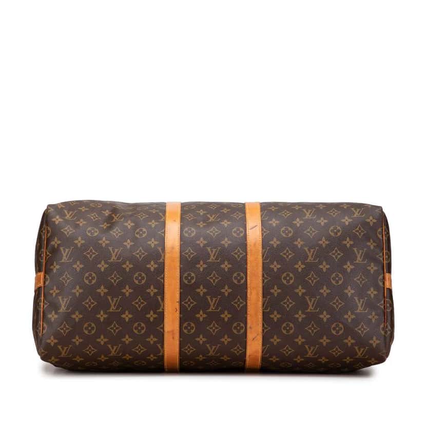 Louis Vuitton Monogram Keepall Bandouliere 55 Brown Good condition - Inside View