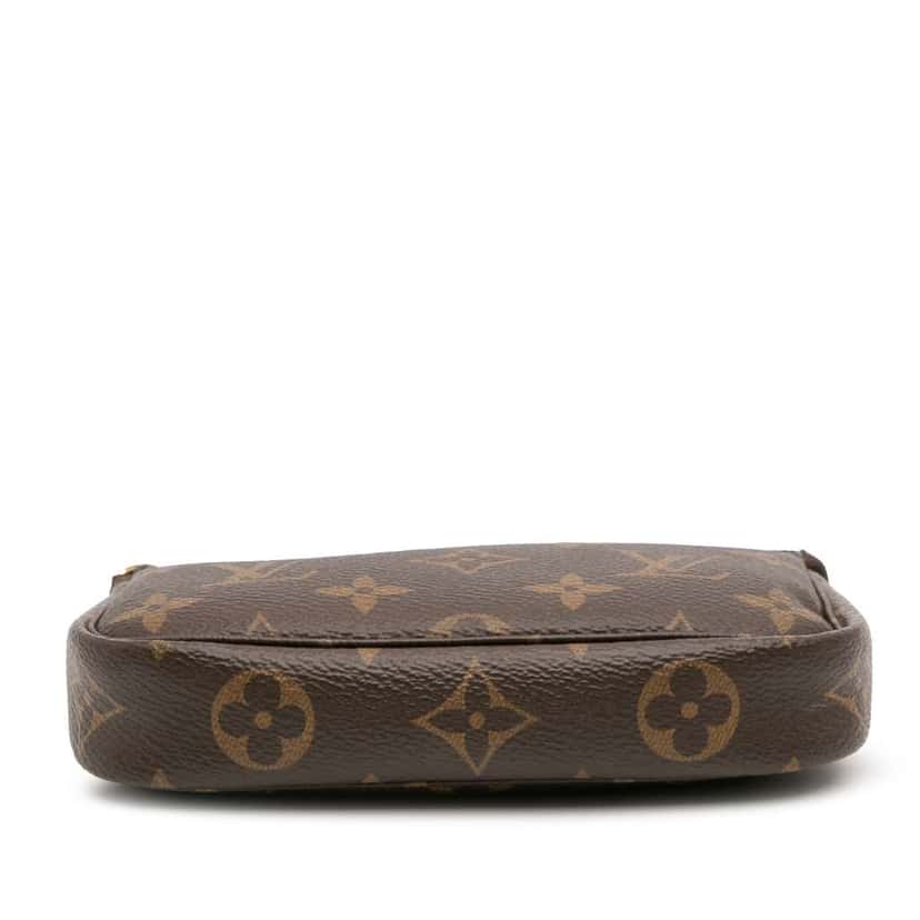 Louis Vuitton Monogram Mini Pochette Accessoires Brown Good condition - Inside View