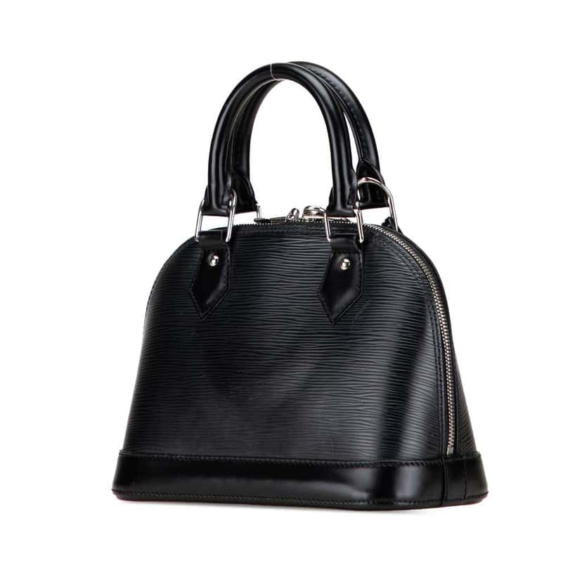 Louis Vuitton Epi Alma BB Black Leather Good condition - Back View