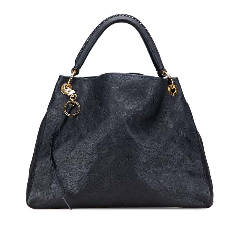 Louis Vuitton Monogram Empreinte Artsy MM Blue Leather Good condition - Front View
