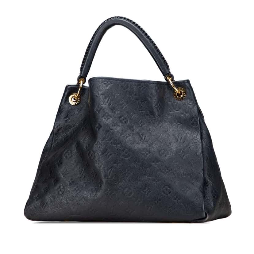Louis Vuitton Monogram Empreinte Artsy MM Blue Leather Good condition - Back View