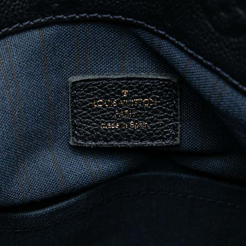 Louis Vuitton Monogram Empreinte Artsy MM Blue Leather Good condition - Box View