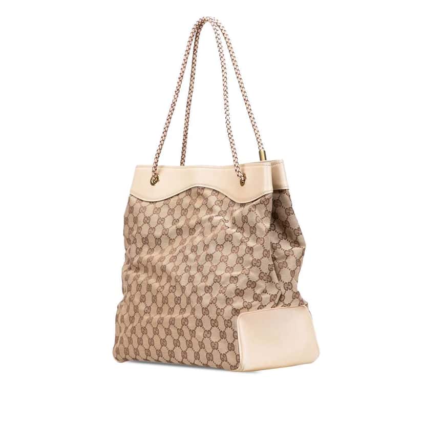 Gucci GG Canvas Gifford Tote Brown Canvas Good condition - Back View