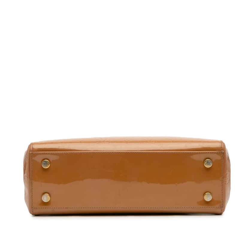 Louis Vuitton Monogram Vernis Brea MM Brown Leather Good condition - Inside View