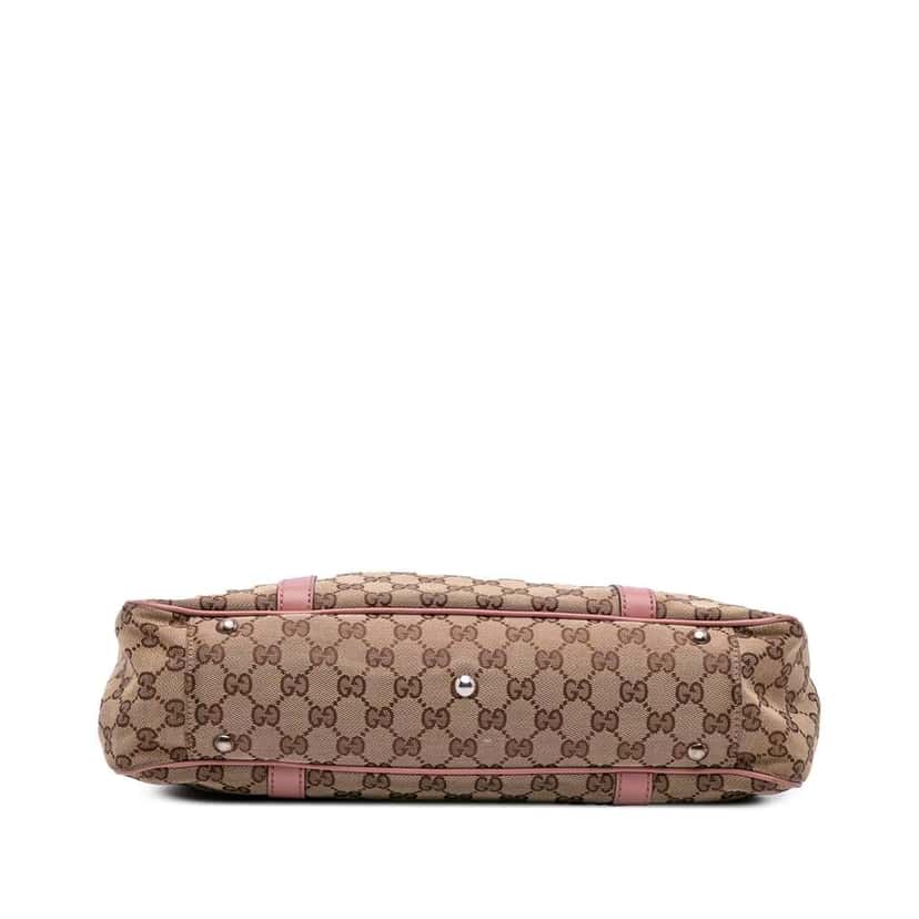 Gucci GG Canvas Twins Tote Brown Canvas Good condition - Inside View