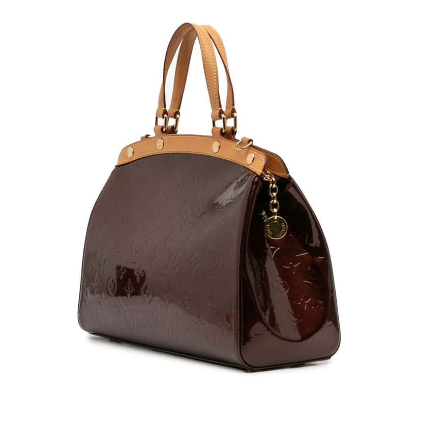 Louis Vuitton Monogram Vernis Brea MM Red Leather Good condition - Back View