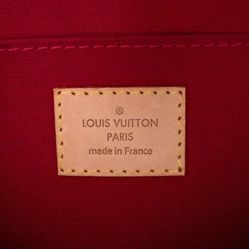 Louis Vuitton Monogram Vernis Roxbury Drive Red Leather Good condition - Box View