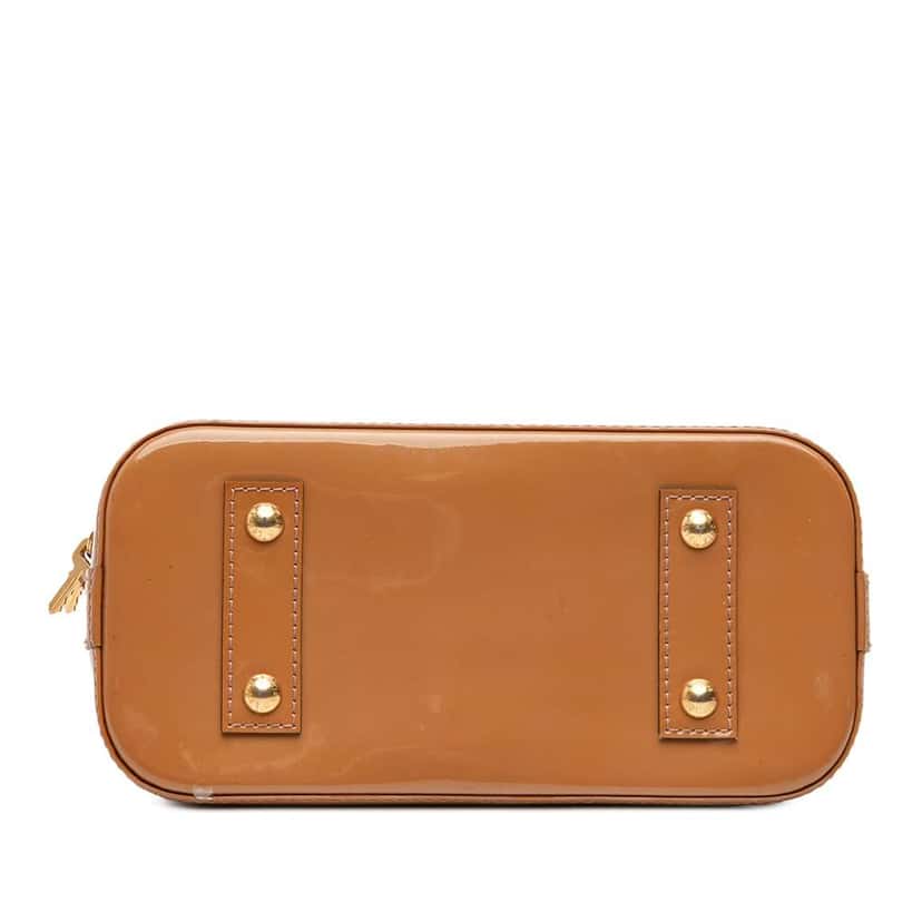 Louis Vuitton Monogram Vernis Alma BB Brown Leather Good condition - Inside View