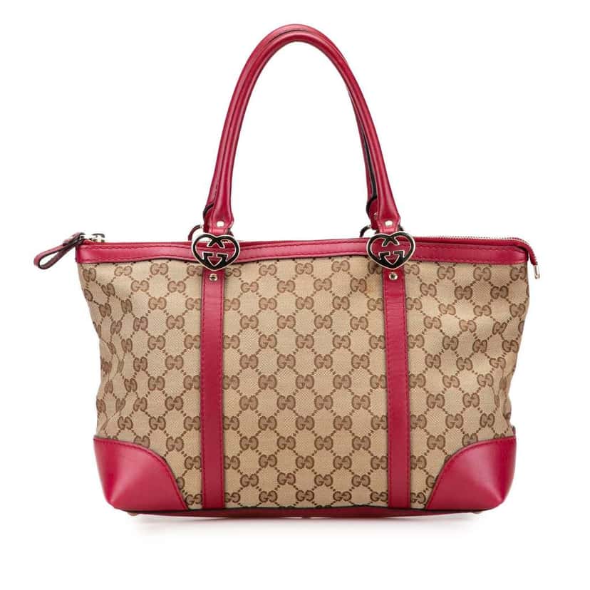 Gucci GG Canvas Lovely Tote Brown Canvas Good condition - Front View