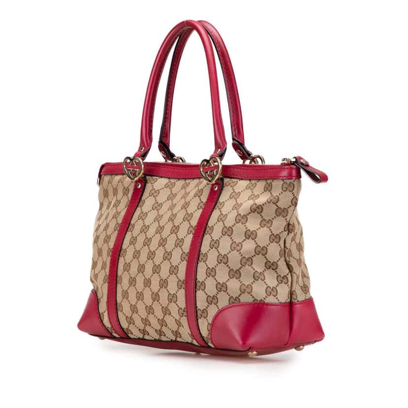 Gucci GG Canvas Lovely Tote Brown Canvas Good condition - Back View