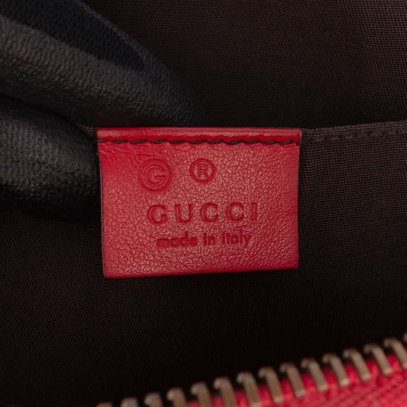 Gucci Mini Guccissima Dome Satchel Red Leather Good condition - Box View