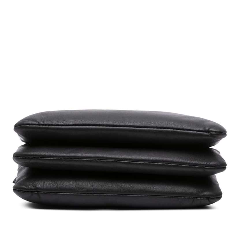 Celine Small Lambskin Trio Crossbody Black Leather Good condition - Inside View