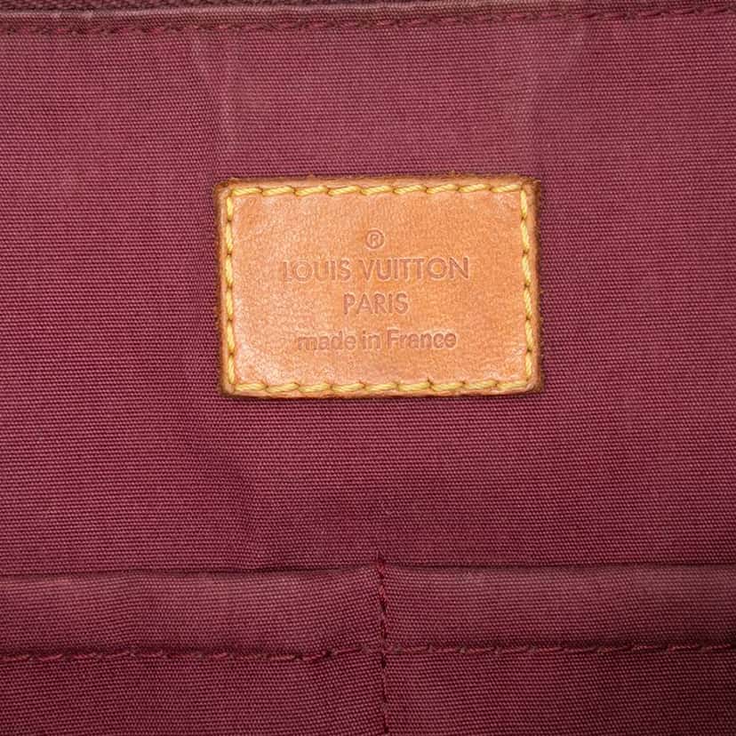Louis Vuitton Monogram Vernis Alma PM Red Leather Good condition - Box View