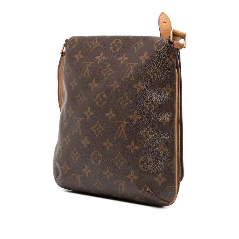 Louis Vuitton Monogram Musette Salsa Short Strap Brown Good condition - Back View