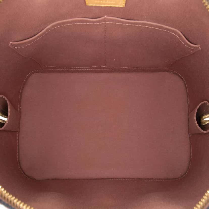 Louis Vuitton Monogram Vernis Alma PM Brown Leather Good condition - Model View