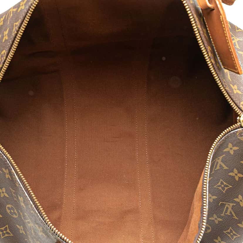 Louis Vuitton Monogram Keepall 50 Brown Fair condition - Model View