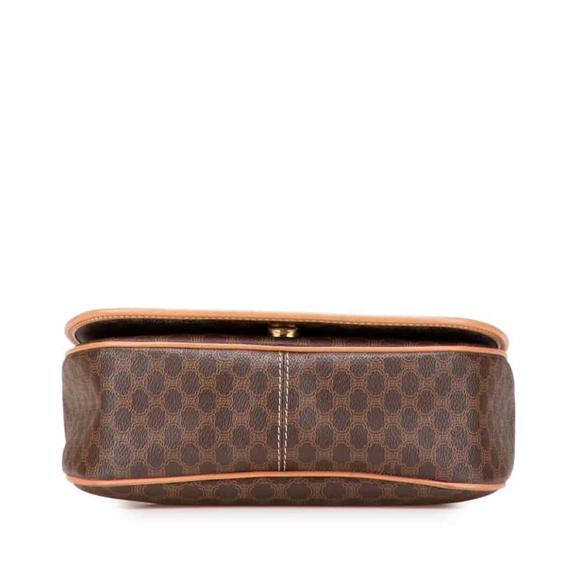 Celine Macadam Coated Canvas Crossbody Brown Canvas Good condition - Inside View