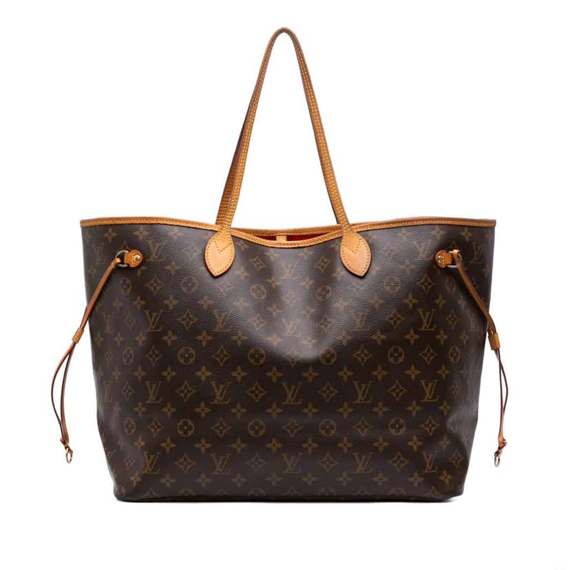 Louis Vuitton Monogram Neverfull GM Brown Good condition - Front View