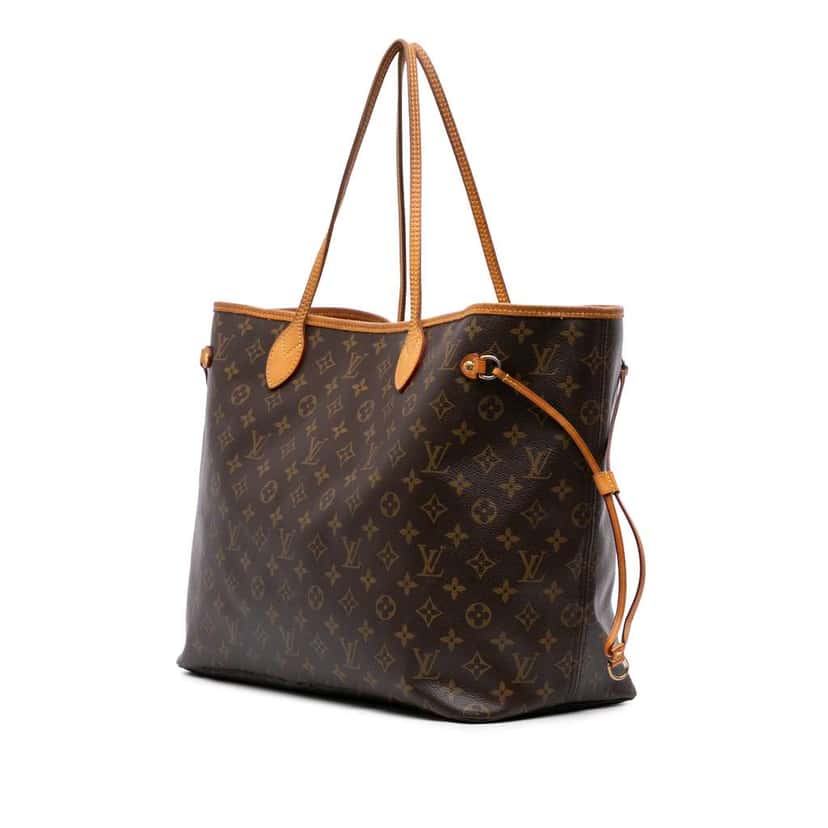 Louis Vuitton Monogram Neverfull GM Brown Good condition - Back View