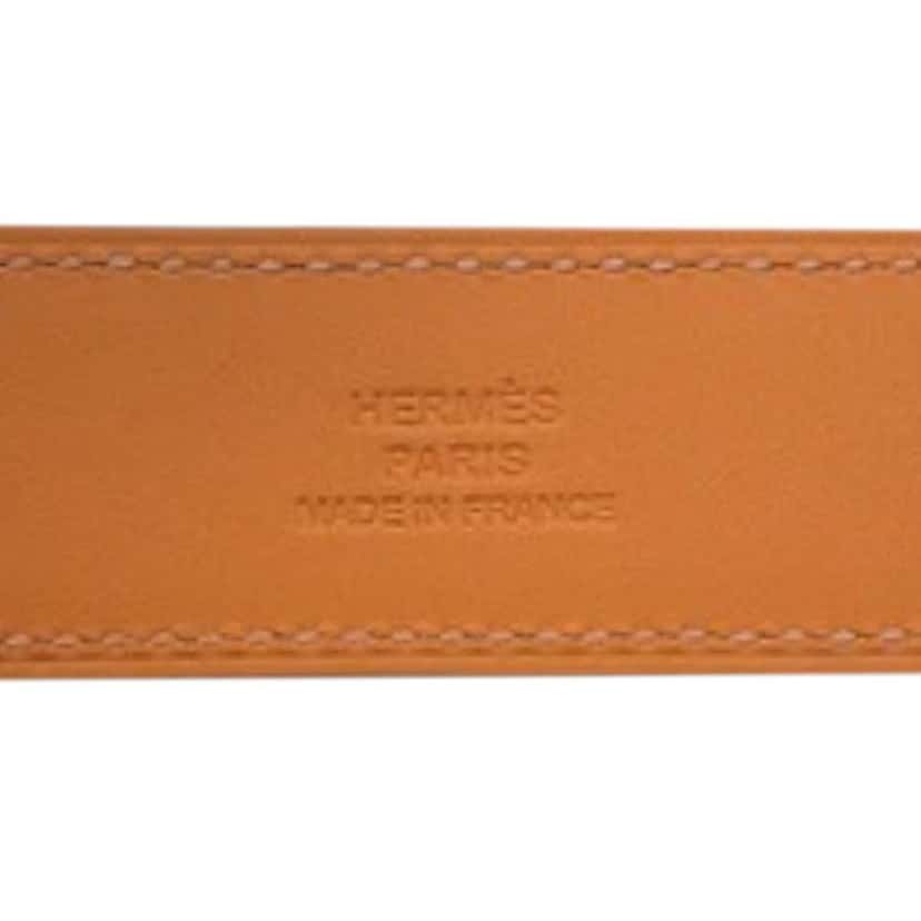 Hermès Collier de Chien 24 Bracelet Yellow Leather Good condition - Box View