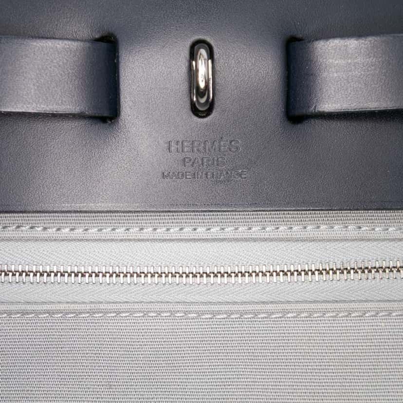 Hermès Toile Herbag Zip 31 Grey Canvas Good condition - Box View