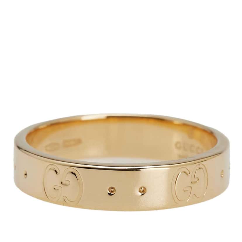 Gucci 18K Yellow Gold Icon Ring Gold Gold Good condition - Back View