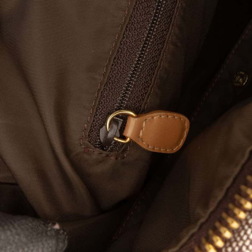 Dior Diorissimo Trotter Canvas Boston Brown Canvas Good condition - Box View
