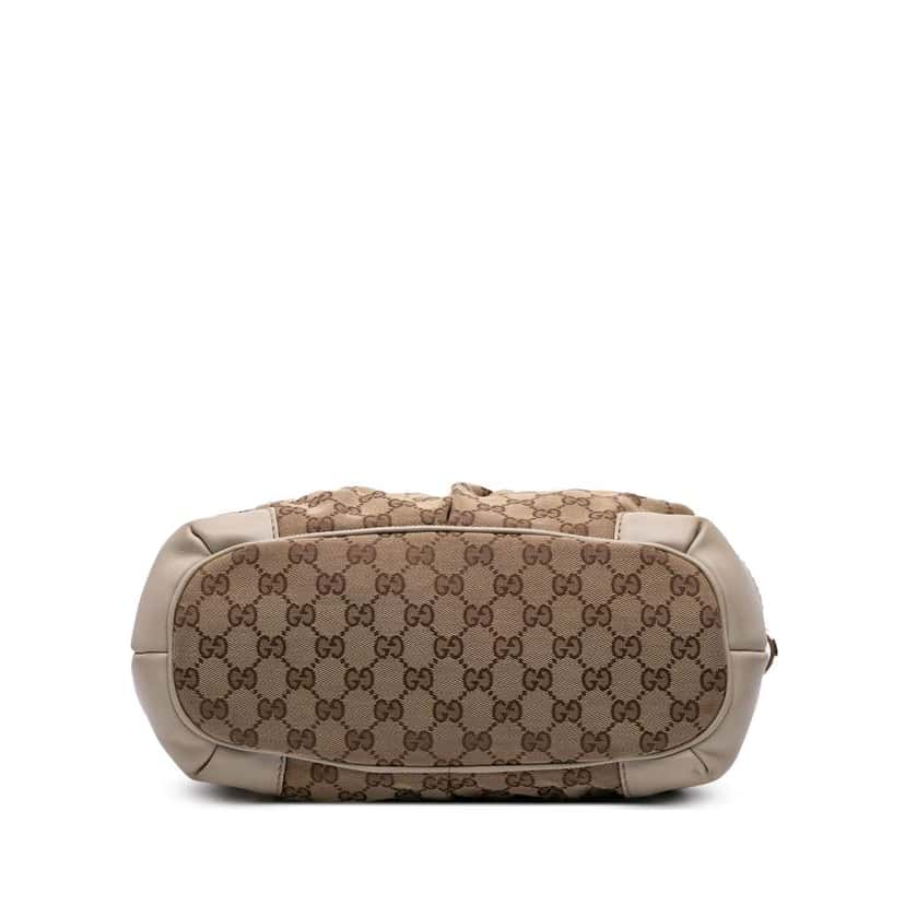 Gucci GG Canvas Sukey Satchel Brown Canvas Good condition - Inside View