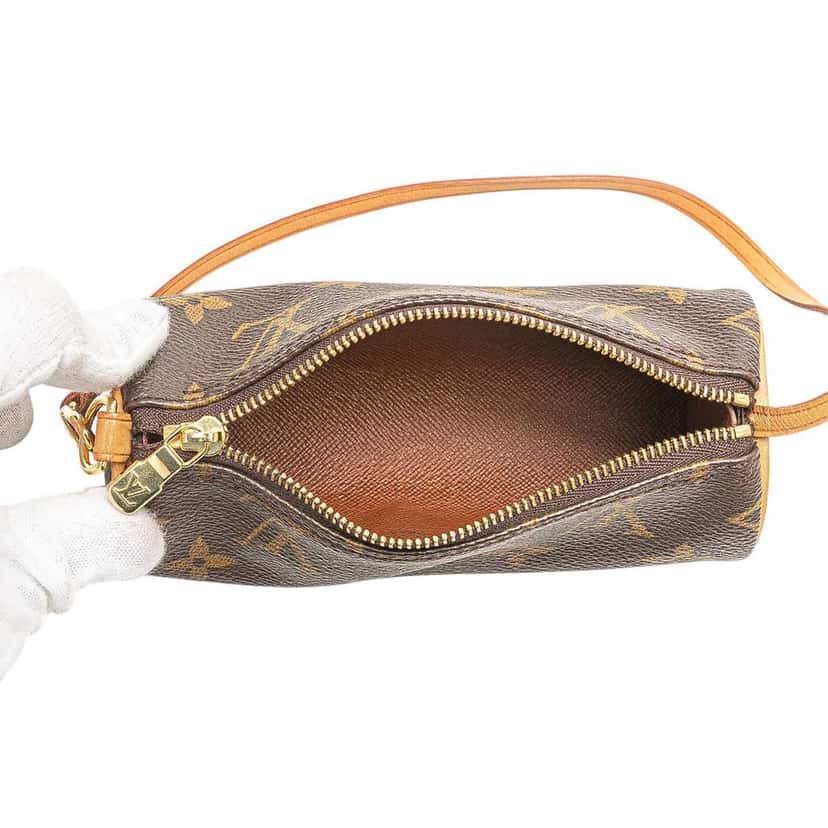 Louis Vuitton Monogram Papillon Pochette Brown Good condition - Model View
