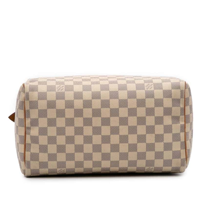 Louis Vuitton Damier Azur Speedy 30 White Good condition - Inside View
