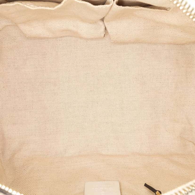 Gucci Small Diamante Canvas Joy Boston Bag Brown Canvas Good condition - Model View