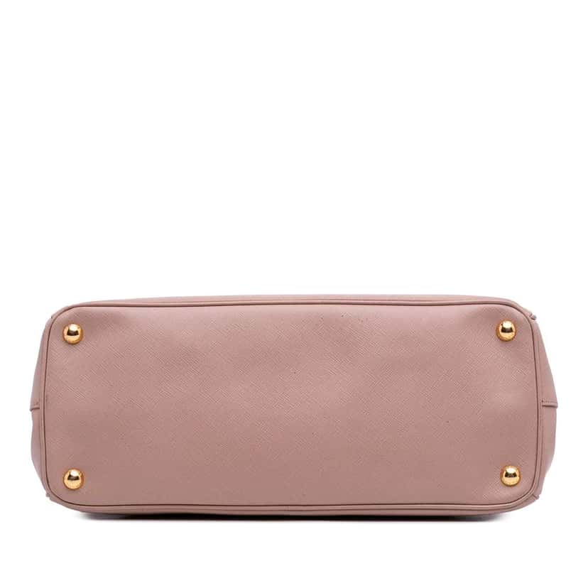 Prada Saffiano Lux Parabole Tote Pink Leather Good condition - Inside View