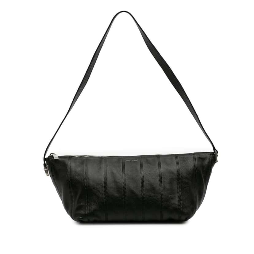 Saint Laurent Leather Blitz Shoulder Bag Black Leather Good condition - Front View