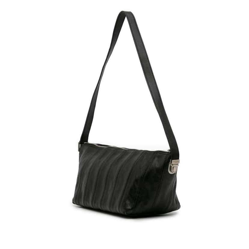 Saint Laurent Leather Blitz Shoulder Bag Black Leather Good condition - Back View