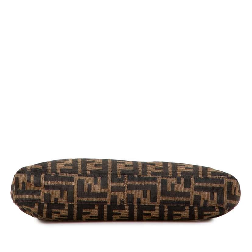Fendi Zucca Canvas Shoulder Bag Brown Canvas Good condition - Inside View