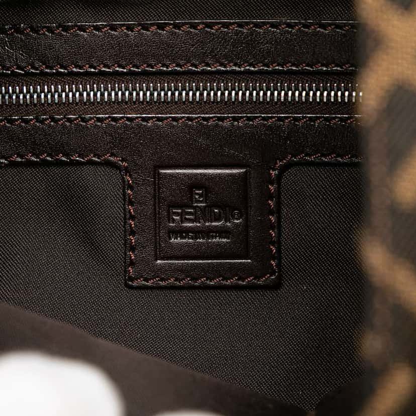 Fendi Zucca Canvas Shoulder Bag Brown Canvas Good condition - Box View