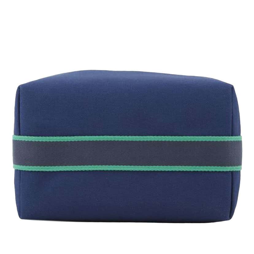 Hermès Large Canvas Bride A Brac Case Blue Canvas Good condition - Inside View