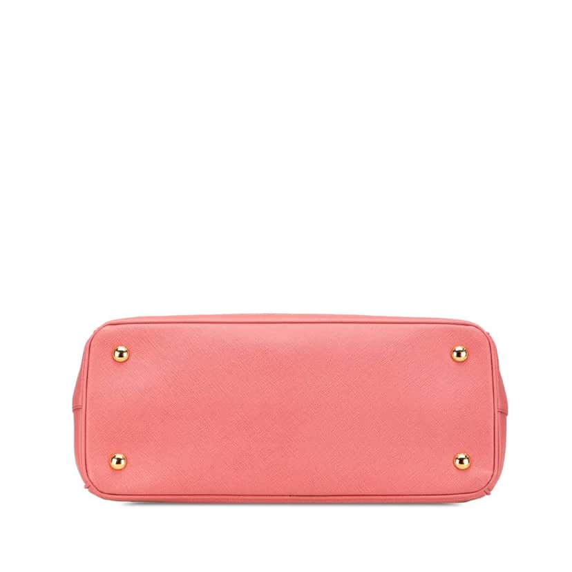 Prada Medium Saffiano Lux Galleria Satchel Pink Leather Very good condition - Inside View